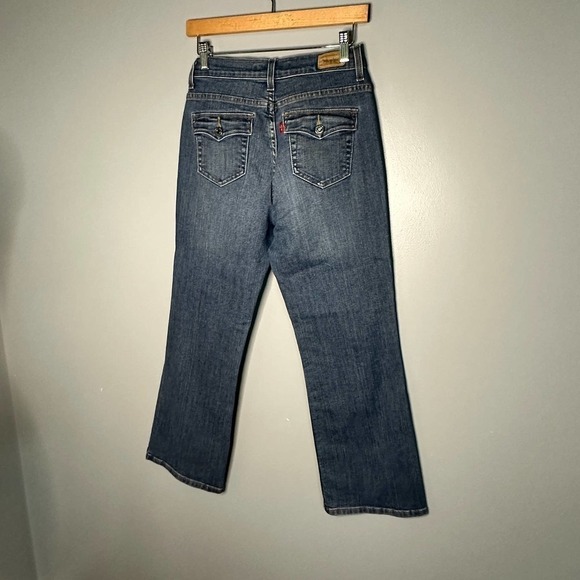 Levi's 512 Bootcut Perfectly Slimming Jeans Size 8P Medium - Picture 7 of 7